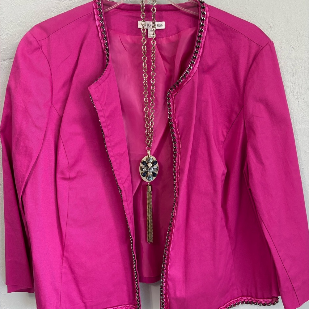 Gorgeous Hot Pink Bling Blazer